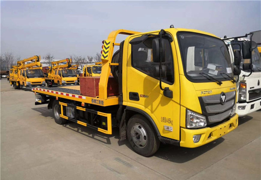 國六福田歐馬可藍(lán)牌清障車