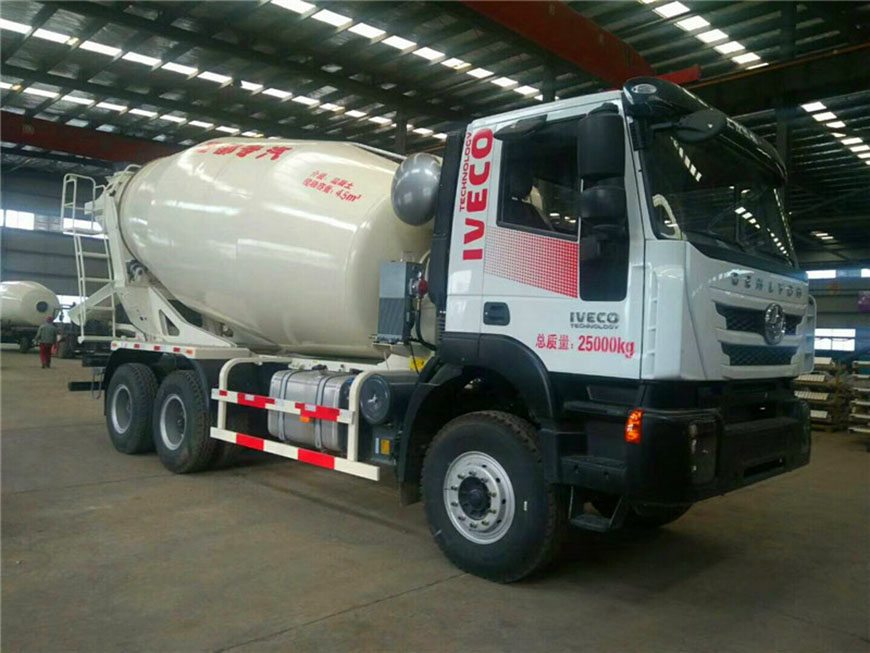 紅巖杰獅12方攪拌車(chē)